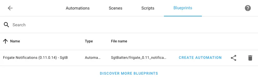 Home Assistant Frigate Blueprint