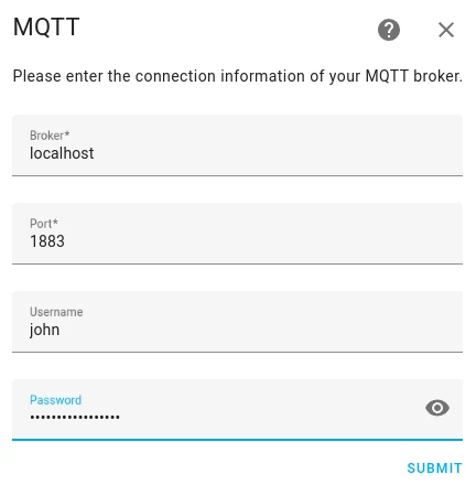 Home Assistant MQTT Setup